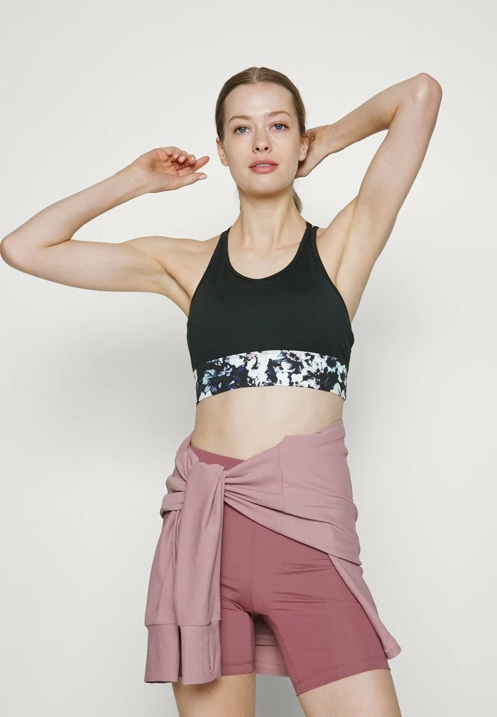 Roxy ILLUSION OF BLISS - Medium Support Sports Bra - True Black 6 Roxy ILLUSION OF BLISS - Medium Support Sports Bra - True Black - Image 4