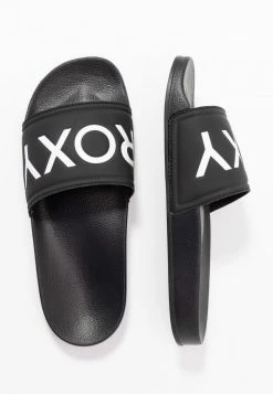 Roxy SLIPPY - Mules - Black -Roxy Shop e49975b1362b4139becaeef10c02daec
