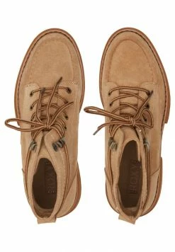 Roxy WORK IT - Platform Ankle Boots - Tan -Roxy Shop e51533619879443498c8aa8e04d0774c