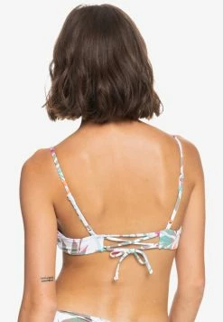Roxy BEACH CLASSICS - Bikini Top - Bright White Floral Of Paradis -Roxy Shop e6df8991f2024372a240c55663a099f4