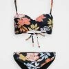 Roxy MOLD BAND SET - Bikini - Anthracite/island Vibes -Roxy Shop ed0760d95da74253842d82ff52096ea6