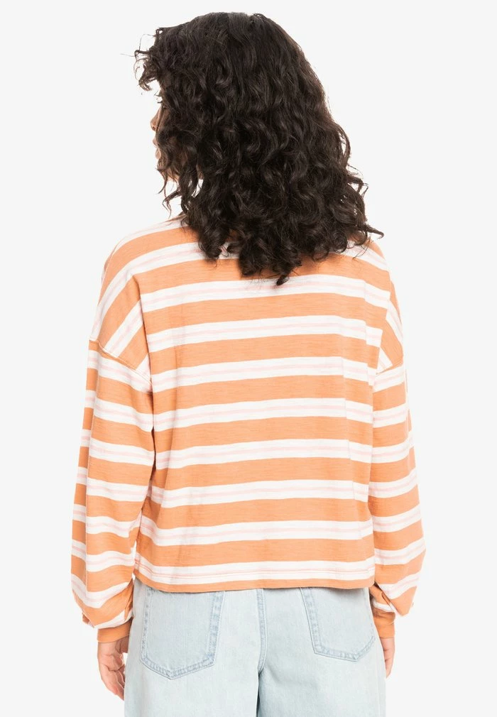 Roxy JUST LIKE THAT - Long Sleeved Top - Toasted Nut New Rapta Stripe 5 Roxy JUST LIKE THAT - Long Sleeved Top - Toasted Nut New Rapta Stripe - Image 3