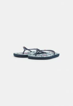 Roxy BERMUDA PRINT - T-bar Sandals - True Navy -Roxy Shop f112156fb8294319a70971301793ca1b