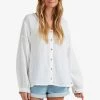 Roxy Button-down Blouse - Bright White 1 Roxy Button-down Blouse - Bright White -Roxy Shop f2225063ee9e42aea8084548c7219acd