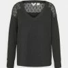 Roxy CANDY CLOUDS - Long Sleeved Top - Anthracite