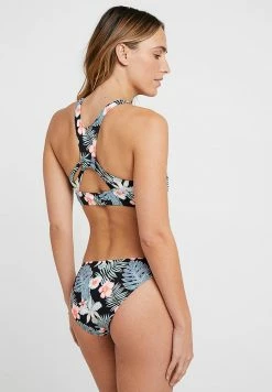 Roxy BUSTIER - Bikini Top - Anthracite Tropicalababa Swim -Roxy Shop f47ff3224ac546bd9c06f5fcd5f36ed5