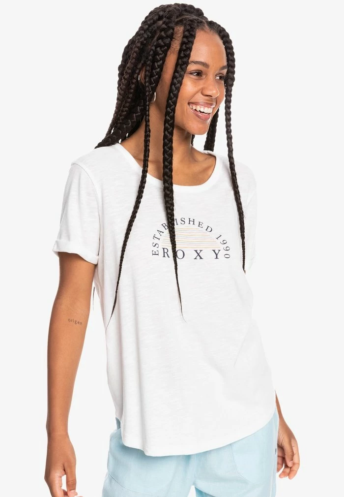 Roxy Print T-shirt - Snow White 3 Roxy Print T-shirt - Snow White