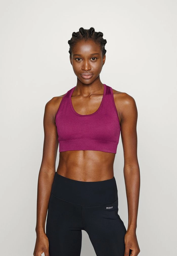 Roxy TIME TO BRA - Medium Support Sports Bra - Boysenberry 3 Roxy TIME TO BRA - Medium Support Sports Bra - Boysenberry