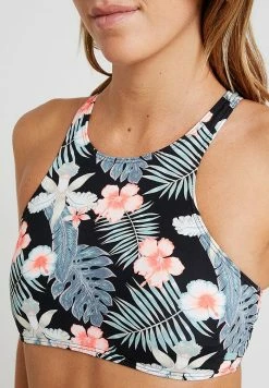 Roxy BUSTIER - Bikini Top - Anthracite Tropicalababa Swim -Roxy Shop f79df0e67258450389ff49b1ba54fcec