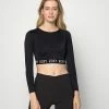 Roxy FITNESS CROP - Long Sleeved Top - Anthracite 2 Roxy FITNESS CROP - Long Sleeved Top - Anthracite -Roxy Shop fb2c8cd3d57745f9b554d875dc859282