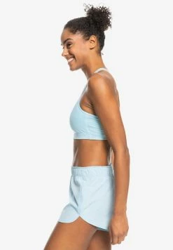 Roxy BACK TO YOU - Medium Support Sports Bra - Cool Blue -Roxy Shop fb9e32840d5f4710bedc3dacaa361890