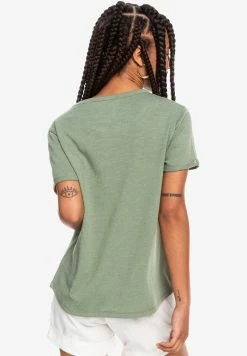 Roxy Print T-shirt - Green -Roxy Shop fba9f955b80a4fed8642d6bf5552570f