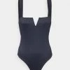 Roxy LOVE ONE PIECE - Swimsuit - Anthracite