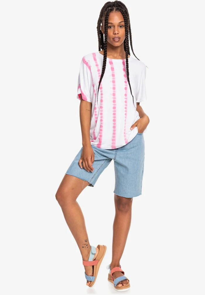 Roxy OVER THE RAINBOW - Print T-shirt - Pink Guava Junebug 4 Roxy OVER THE RAINBOW - Print T-shirt - Pink Guava Junebug - Image 2